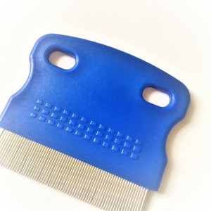 Động Vật Vật Nuôi Mèo Chó Chấy <span class=keywords><strong>Nit</strong></span> Đánh Dấu Bọ chét Loại Bỏ Làm Sạch Điều Trị Tốt Răng Lược Với Ngắn Thép Không Gỉ Kim - Product Image 3