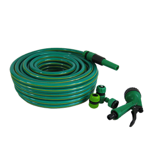 伸縮自在なフレキシブルガーデンウォーターホース <span class=keywords><strong>PVC</strong></span>製 グリーン ガーデンホースパイプ - Product Image 2