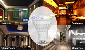 Keine blendung energiesparende FUT103 4W GU10 RGB + CCT Led-strahler smartphone wifi steuer Scheinwerfer - Product Image 5