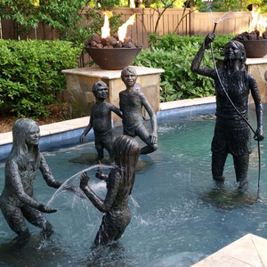 Escultura de Bronce de Arte Moderno para Exteriores Vincentaa, Escultura Abstracta de Chica para Hotel, <span class=keywords><strong>Plaza</strong></span>, Centro Comercial, Fuente - Product Image 3