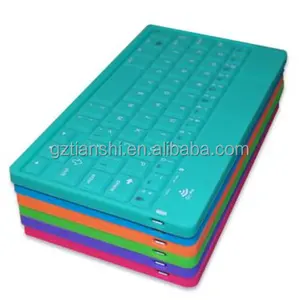 Funda de silicona resistente al agua IP8, teclado con dientes azules