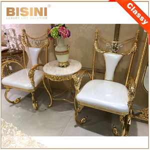 Luxe Italie Collection <span class=keywords><strong>Baroque</strong></span> Laiton 18K/24K Doré <span class=keywords><strong>Fauteuil</strong></span>/Louis XV Royal Décoratif Doré Chaise D'appoint, QUANTITÉ MINIMALE DE COMMANDE 1 PC - Product Image 6