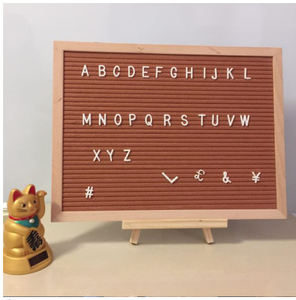 Tablero de letras cambiable de madera de fieltro negro de 10*10 pulgadas personalizado - Product Image 6