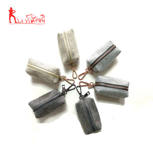 Porte-<span class=keywords><strong>sac</strong></span> à crottes de chien en tweed de luxe avec fermeture à glissière en métal de couleur <span class=keywords><strong>noir</strong></span>, or <span class=keywords><strong>et</strong></span> or <span class=keywords><strong>rose</strong></span> - Product Image 3