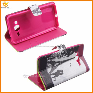 Portafoglio in pelle della copertura di vibrazione <span class=keywords><strong>per</strong></span> <span class=keywords><strong>samsung</strong></span> <span class=keywords><strong>galaxy</strong></span> <span class=keywords><strong>j3</strong></span> - Product Image 2