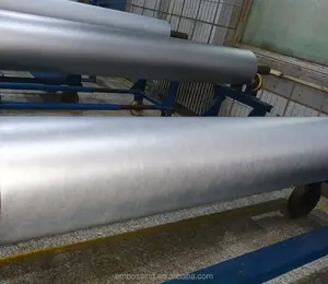 steel embossing roller with suede grain for embossing machine