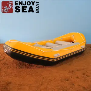 Offre Spéciale Norme Européenne auto Bailing Point De Chute bateau Pêche 6 personne Radeau D'eau Vive Radeau de Sauvetage Avec Le MATÉRIEL de PVC