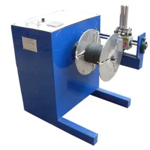 Automatic rope coiling rewinder machine