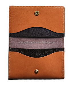 Portefeuille pour cartes de crédit en cuir de haute qualité, porte-cartes pliable, nouvelle collection - Product Image 1