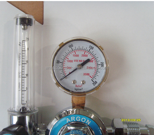 Hoge Kwaliteit W-101 Messing Argon/<span class=keywords><strong>CO2</strong></span> <span class=keywords><strong>Gas</strong></span> Regulator <span class=keywords><strong>Gas</strong></span> Hoge Drukregelaar Met Manometer en <span class=keywords><strong>Flowmeter</strong></span> - Product Image 4