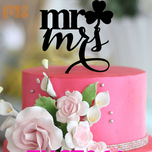 ป้ายตกแต่งเค้กอะคริลิคสีชมพูแบบเรียบง่าย 'สุขสันต์วันเกิด' สำหรับงานแต่งงาน ลดราคาพิเศษ - Product Image 5