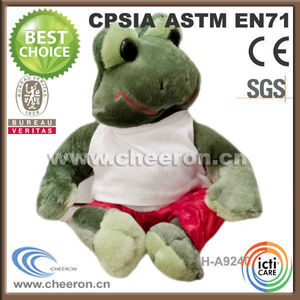 Giocattolo animale morbido per san valentino, giocattolo cane san valentino, animale peluche con rosso corto - Product Image 1