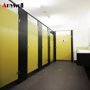 Водонепроницаемые внутренние форматические листы Amywell для туалетной кабины hpl