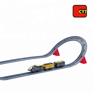Clásico niños rompecabezas diy ranura juguetes coche de carreras <span class=keywords><strong>pista</strong></span> tren con batería - Product Image 3