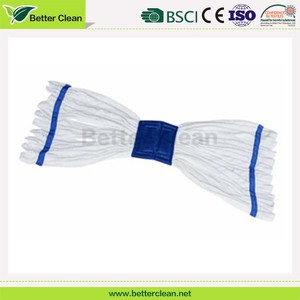 Piso fregona almohadillas de cabeza <span class=keywords><strong>en</strong></span> poliéster de microfibra giro fregona de limpieza del hotel - Product Image 1