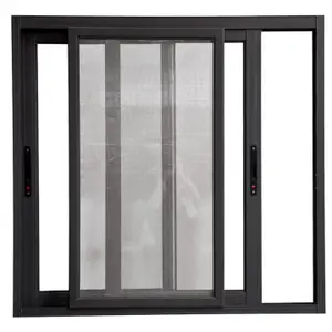 Double glazed safety North American market united states aluminum windows