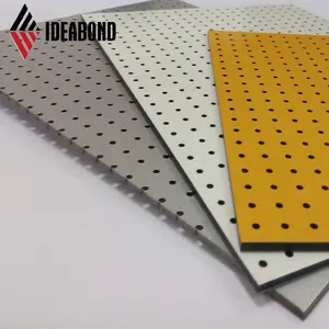 Alucobond-paneles ACM personalizados, lámina de aluminio perforada, estándar ACM, 1220x2440