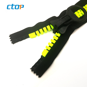 <span class=keywords><strong>Fermeture</strong></span> <span class=keywords><strong>éclair</strong></span> en résine fluorescente à gros dents, style mode, en plastique, pour sac à dos, <span class=keywords><strong>prix</strong></span> de gros - Product Image 2