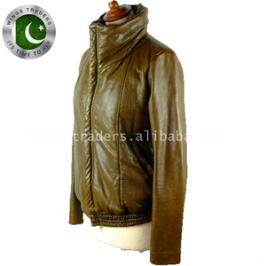 100% VÉRITABLE VESTE EN CUIR MARRON - Product Image 4