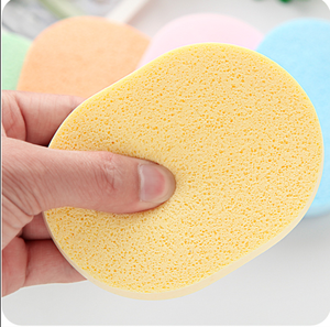 Meilleure vente 1.5cm d'épaisseur brosse de <span class=keywords><strong>maquillage</strong></span> ovale colorée de haute qualité et éponge de nettoyage du visage OEM de marque privée - Product Image 6