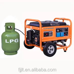 Generator LPG 3Kw dengan Tangki Bahan Bakar Besar Set Gas Bensin Cair JLP5000