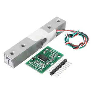HX711 Module With 20kg Aluminum Alloy Scale Weighing Sensor Load Cell Kit