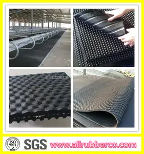 Rubber Mat Manufacture Hot Selling 17mmx4ftx6ft Excellent Quality Black Anti Slip Flooring Horse Stall Mat Cow Rubber Mat For Husbandry