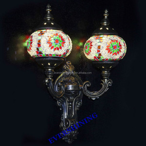YMA42602 <span class=keywords><strong>NOUVEAU</strong></span> Décor Antique Fer Marocain La Turquie <span class=keywords><strong>Applique</strong></span> Murale, superbe <span class=keywords><strong>Art</strong></span> Hand Made Mosaïque Turc Mur Lampe - Product Image 2