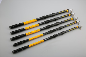 YOUME Carbone 2.1M 2.4M 2.7M 3.0M 3.6M Portable Télescopique Canne À Pêche Filature Poisson <span class=keywords><strong>Main</strong></span> De Pêche Super Dur Mer Tige - Product Image 2
