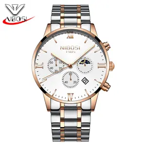 wholesale NIBOSI 2325 Wholesale Real Chronograph Watch NIBOSI Branded Watch dropshipping