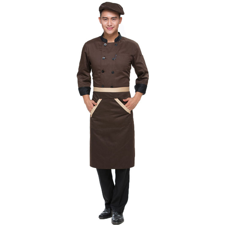 Moderna Chef Uniforme Da Cucina Su Misura Abbigliamento Cuoco Chef