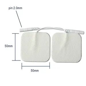 Health Care Supplies 2*2 Inch Square Adhesive Gel Pads Body Massage Physical Therapy TENS Units Electrode Pads