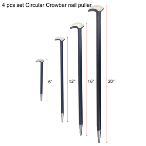 Juego de 4 Palancas Redondas de 6, 12, 16 y 20 Pulgadas con Tratamiento Térmico, Palanca de Uñas - Product Image 2