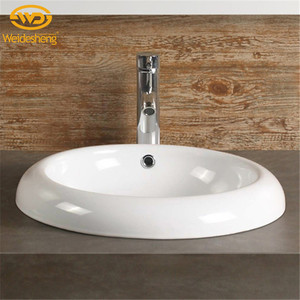 China Manufacture Bathroom <strong>Round</strong> White Sinks Ceramic Wash Washing <strong>Basin</strong> - Product Image 6
