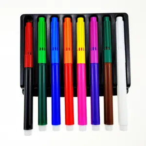 8 + 1/9 + 1 colori acquerello inchiostro di colore che cambia la magia marcatore penna con la penna bianca