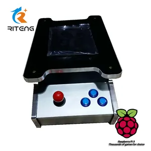 Mesa mini máquinas de juego de arcade Pandora Box 4S con Raspberry Pi 3 para 2 reproductor