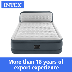 <span class=keywords><strong>INTEX</strong></span> 64448 superficie de felpa plegable cama de aire portátil tamaño Queen cama de aire inflable con bomba eléctrica incorporada - Product Image 3