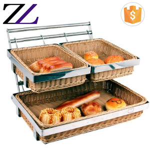<span class=keywords><strong>Canasta</strong></span> Elevadora de Pan de 3 Niveles para Exhibición de Alimentos y Postres, Equipo de <span class=keywords><strong>Cafetería</strong></span> Usado para Catering de Buffet, Fiesta de Navidad, Guangzhou 2018 - Product Image 2