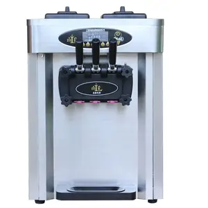Popular Rainbow System Function Three Flavors Portable hard thai ice cream cold plate machine