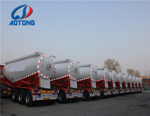 Transporteur en soie à 3 axes, semi-<span class=keywords><strong>remorque</strong></span> pour réservoir de ciment, vente en gros, 30 60, 65cbm 50t, 66 tonnes, livraison gratuite par la chine - Product Image 2