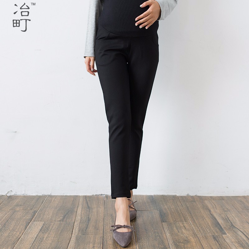 Китайская одежда, Прямая поставка, хлопковые поддерживающие Леггинсы для беременных