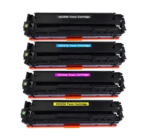 Cartucho de toner colorido 128A compatível 320a 321a 322a 323a, CE320A preço de atacado de 24 anos de fábrica