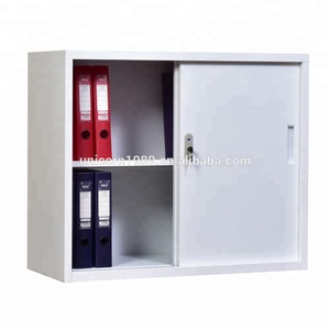 Petite armoire de bureau <span class=keywords><strong>porte</strong></span> <span class=keywords><strong>coulissante</strong></span> en acier classeur - Product Image 4