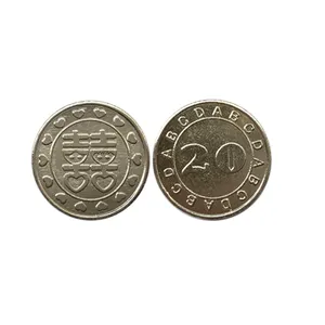 Token coins custom make material shape tokens cheap price different size for wedding decoration & gift arcade slot machine and coins