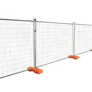 Açık çıkarılabilir taşınabilir modüler çit avustralya geri çekilebilir geçici çit