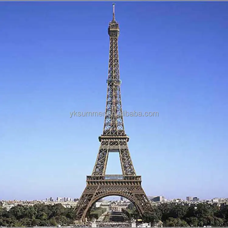 Famous 80M France Eiffel tower metal sculpture to France