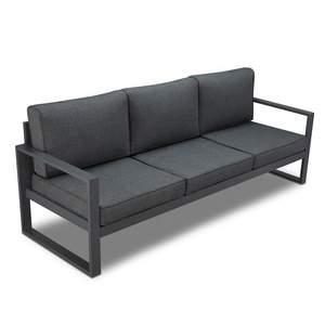 Diseño de Muebles de Patio, Juego de Metal Moderno para Hotel, Sofá de Exterior Económico - Product Image 2
