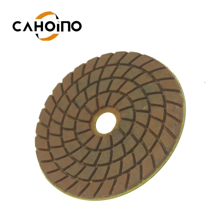 China Factory Spiral Shape Wet Polishing Pads For Stone