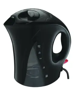 big selling 1.7 L very good price and quality black color plastic kettle