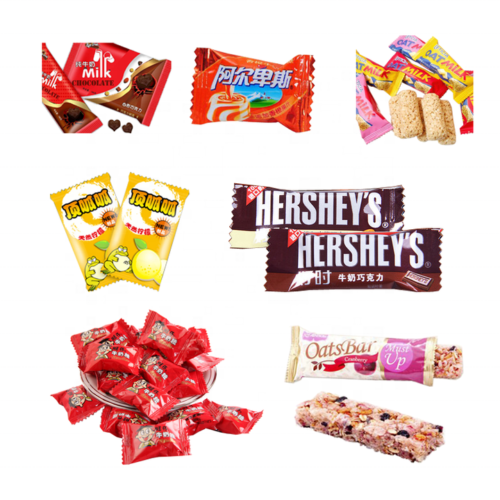 Automatic Flow Wrapping Machine Candy Flow Packing Machine